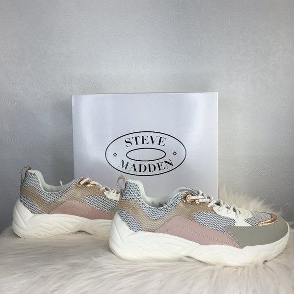 NIB Steve Madden Shirli Sneakers Size 9.5 - Picture 2 of 9